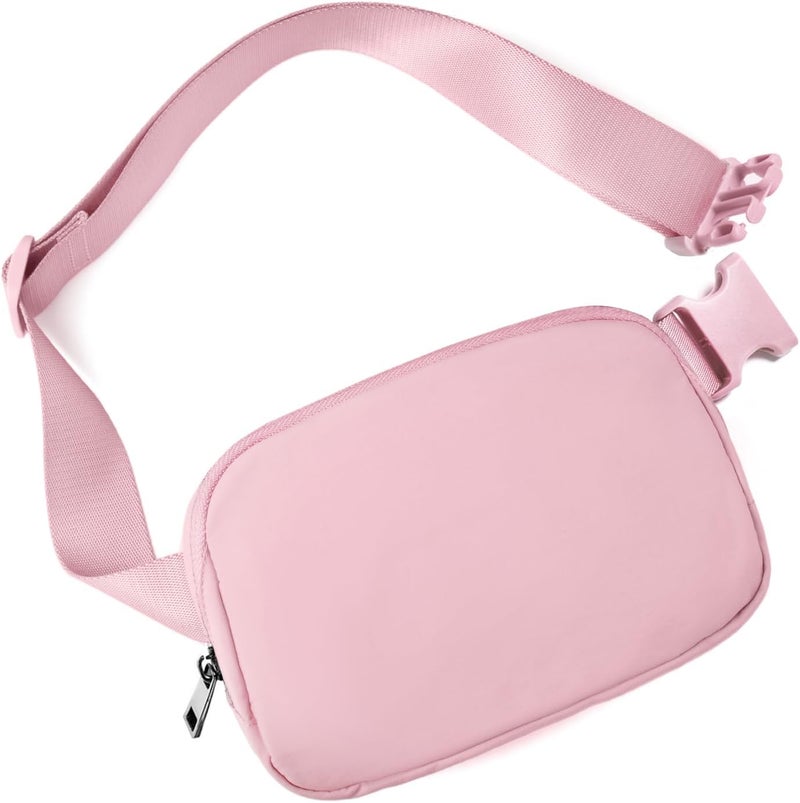 Gitus Belt Bag for Women Fanny Pack Crossbody Bags for Women Fashion Waist Packs with Adjustable Strap Gifts for Teen Girls Women Men (Pink) - Image 1